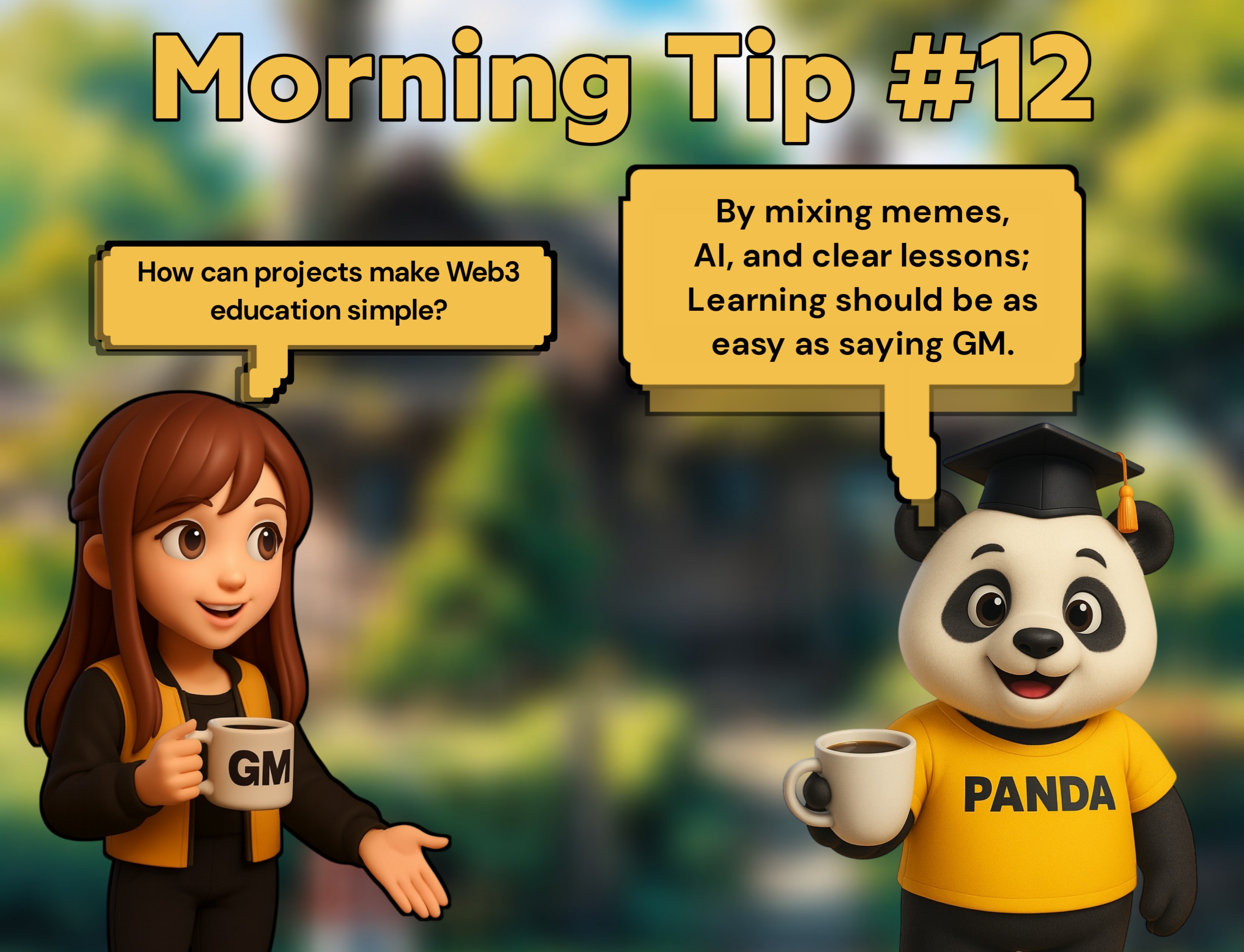 Morning Tip about Web3 education